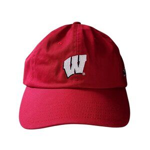 Wisconsin Badgers Vineyard Vines Hat Cap Adult One Size Strapback Red New NWT